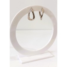 Ασημένια σκουλαρίκια κρίκοι (SE95)